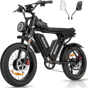 Electric bike Ridstar Q20 PRO 52V (2000W Dual Motor) 40AH Battery