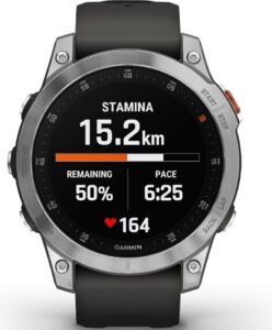 Montre de Sport Garmin Epix Argent / Noir