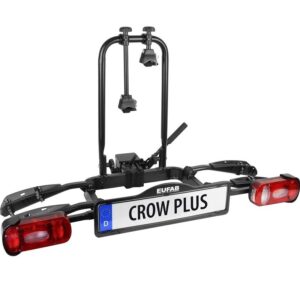 Porte-Vélos sur Boule d'Attelage Eufab Crow Plus Prise