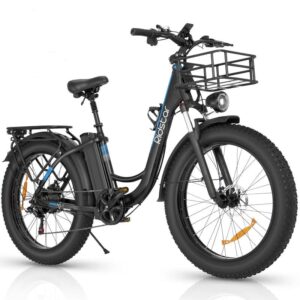 RIDSTAR MN26 26" Fat Tires Mountain Electric Bike 1500W